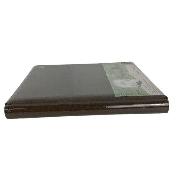 Westrim Crafts Memory Album 12x12 Brown Leatherette Strap Hinge Scrapbook - Picture 5 of 7
